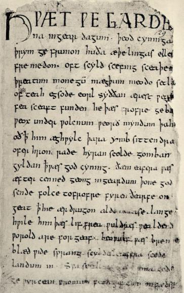 Beowulf, tekst